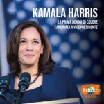 Scopri di più sull'articolo Kamala Harris: la prima donna nera ad essere candidata Vicepresidente