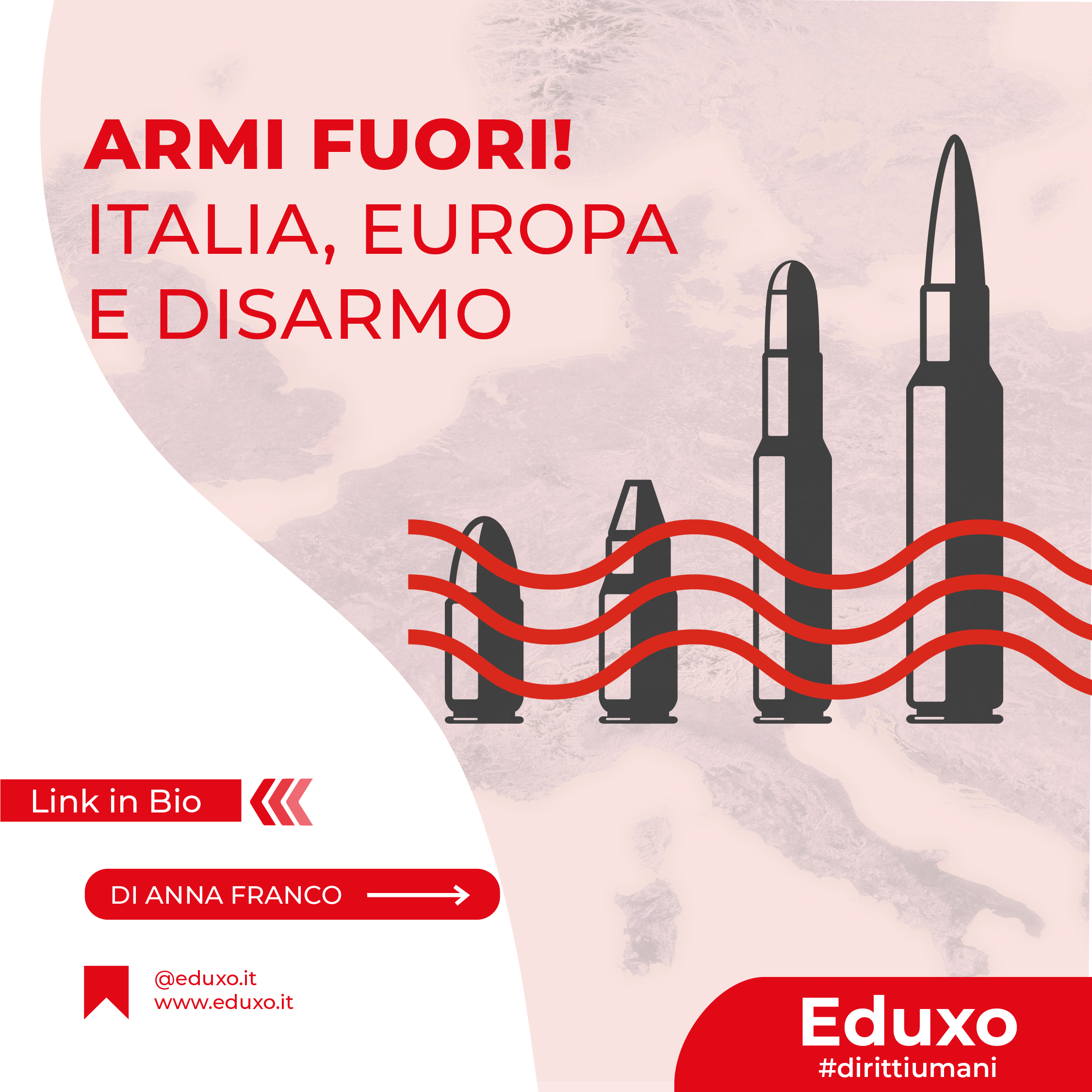 Al momento stai visualizzando Armi fuori! Italia, Europa e disarmo 