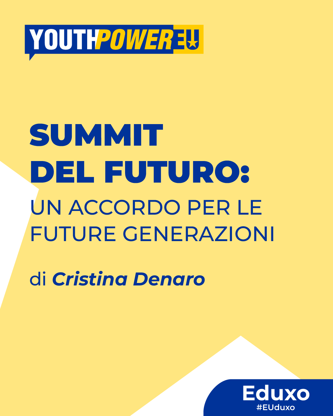 Al momento stai visualizzando Summit del futuro: un accordo per le future generazioni